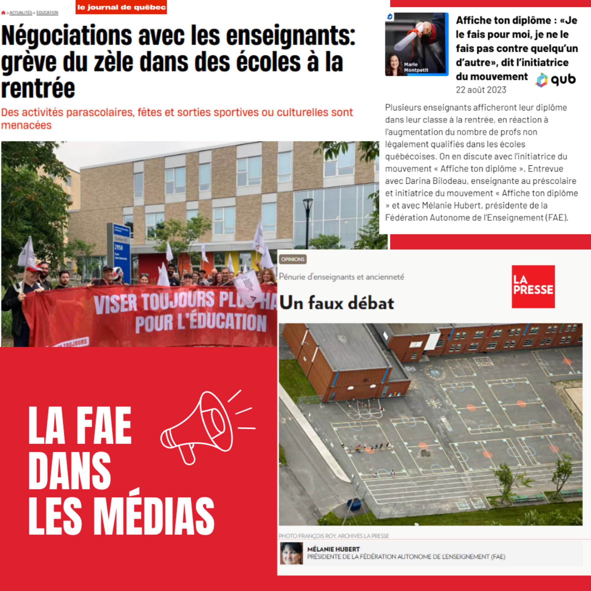 ACTUALITÉS SYNDICALES