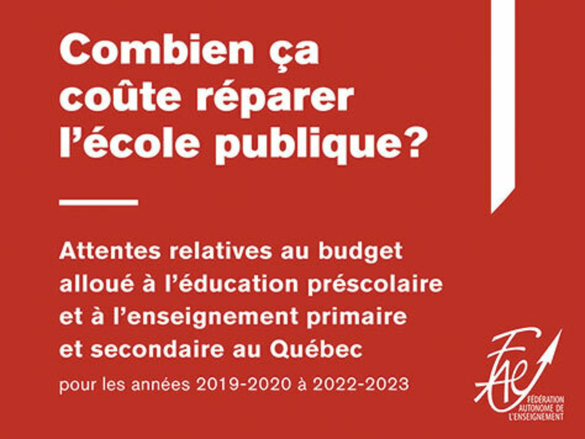 Actu fae rapport economique